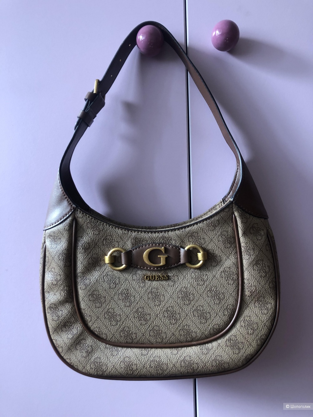 Guess izzy сумка хобо оригинал