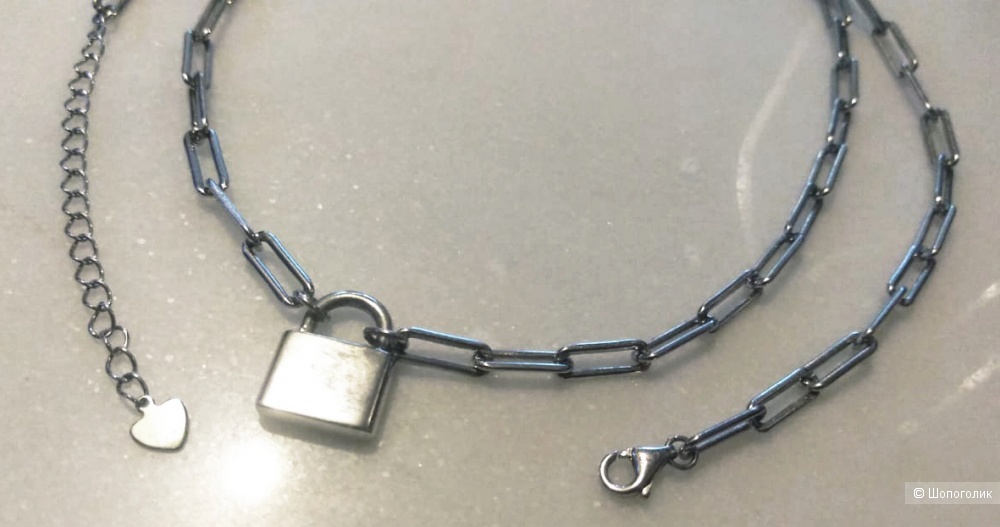 Серебряное шейное украшение