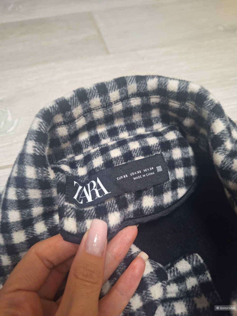 Полупальто zara 42-46 размер