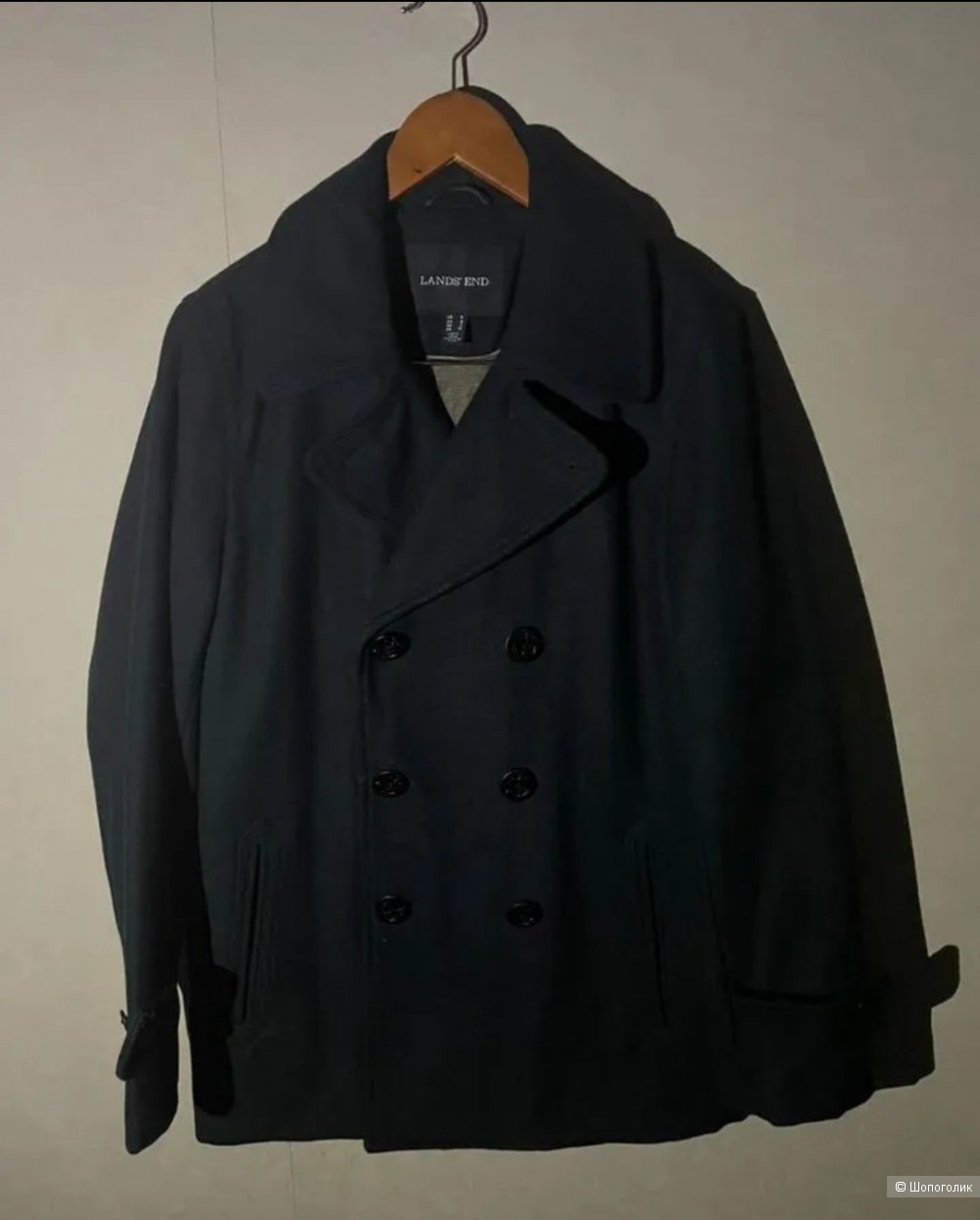 Пальто бушлат американского бренда Lans'end размер 50.