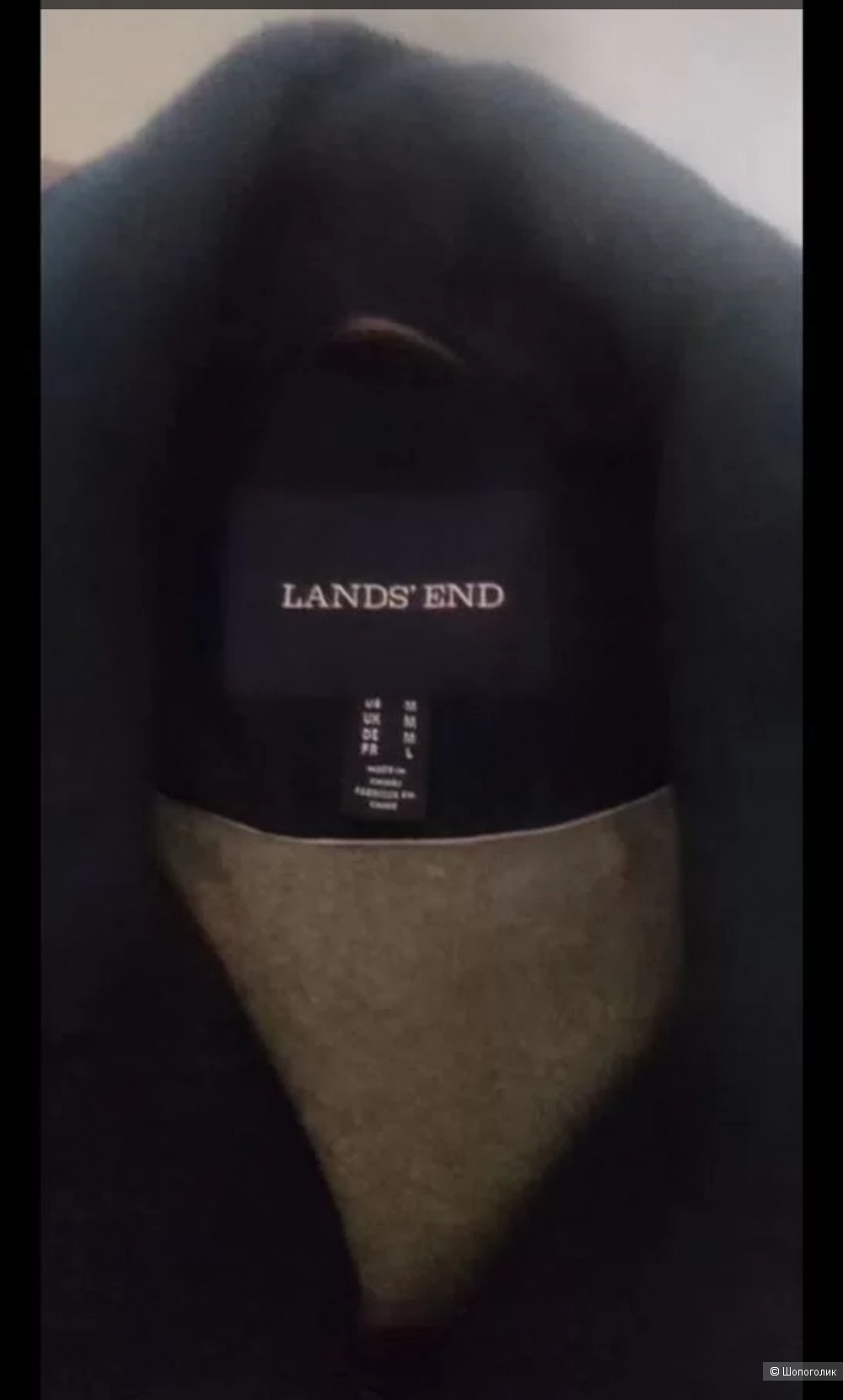 Пальто бушлат американского бренда Lans'end размер 50.