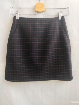 Юбка uniqloc шерстью, размер XS-S