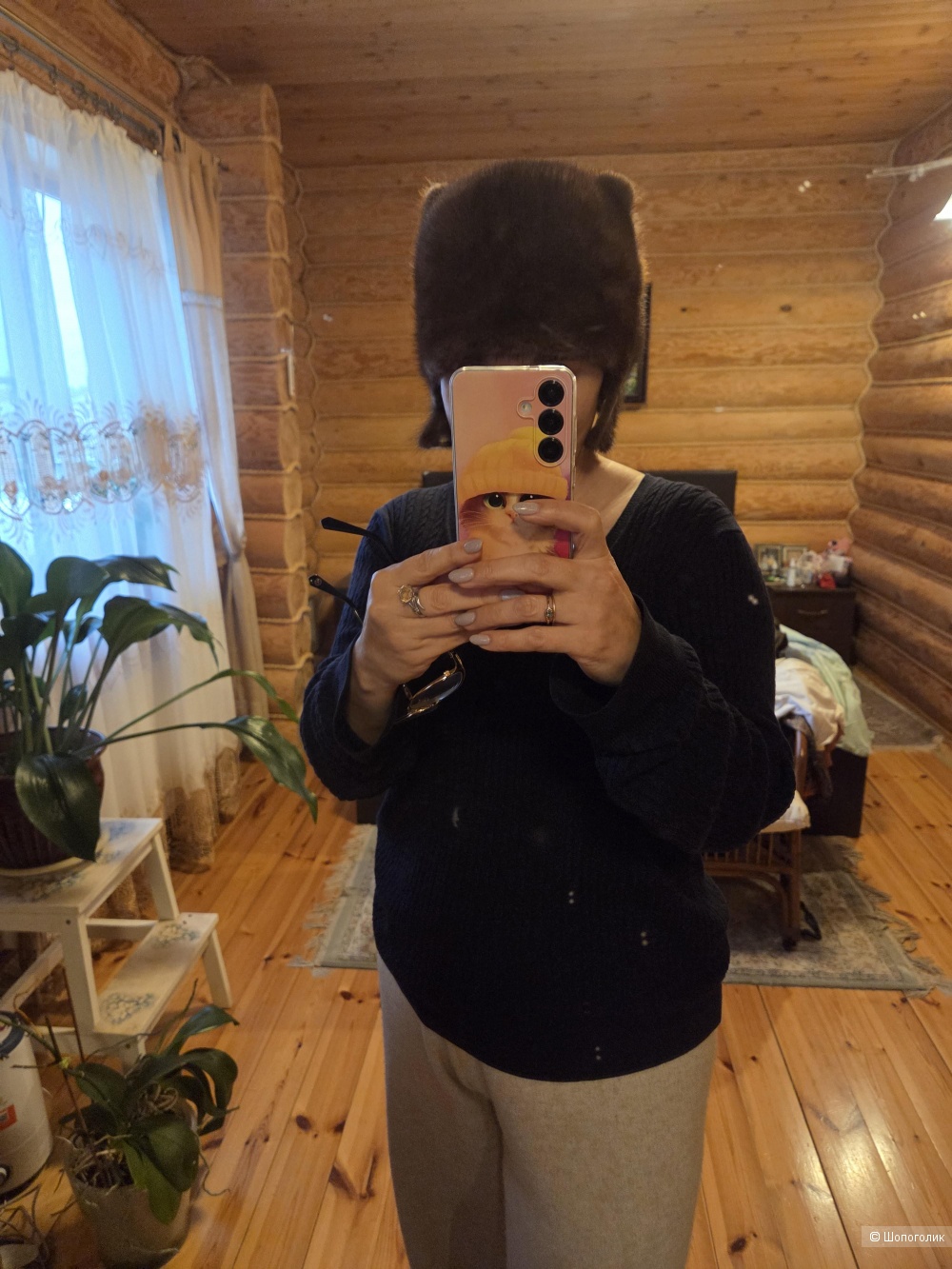 Шапка норковая