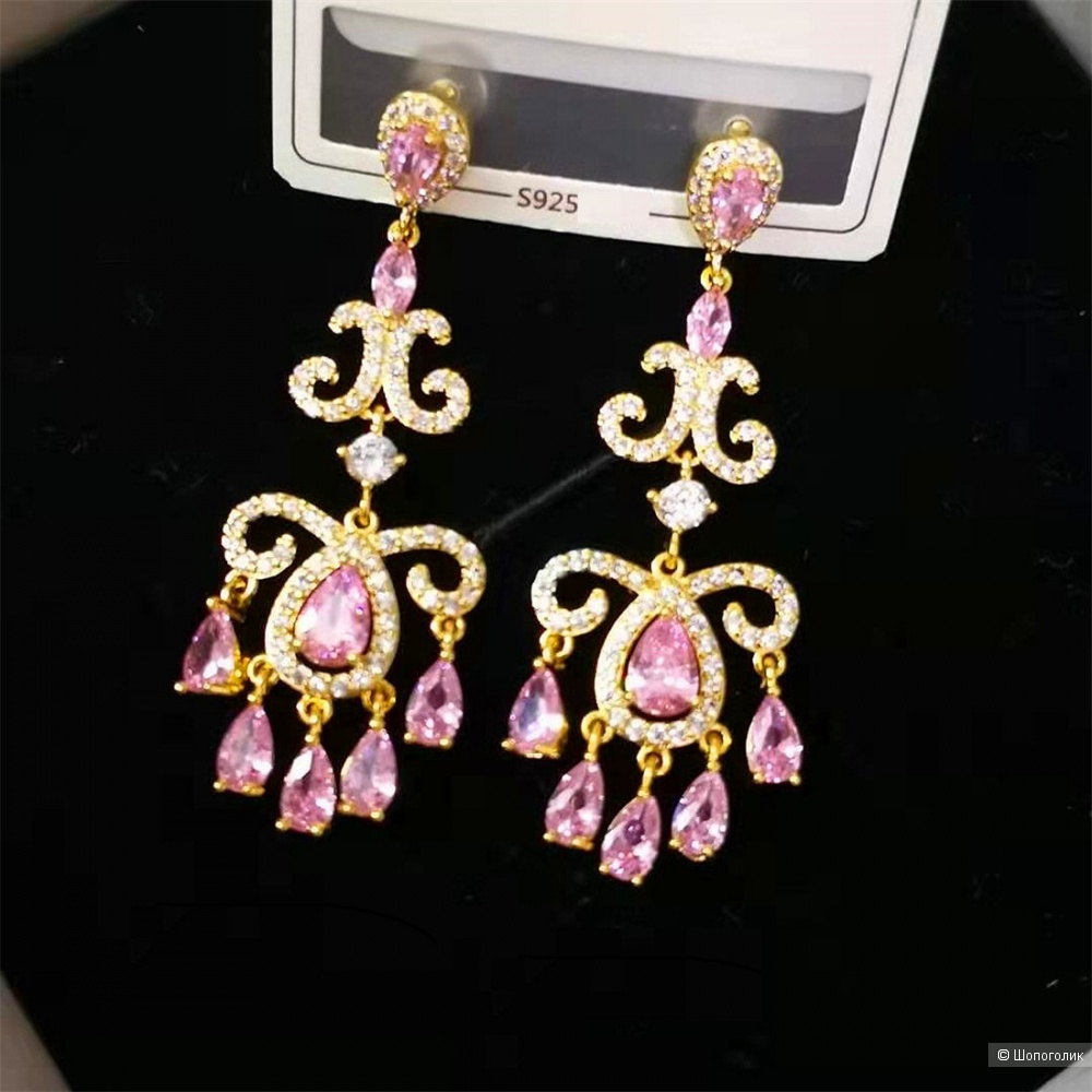 Винтажные серьги, Шандальеры, one size