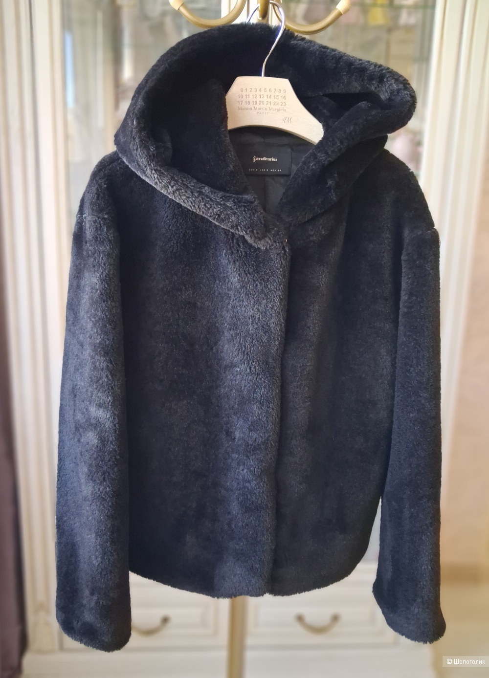 Полушубок экомех Stradivarius, размер S