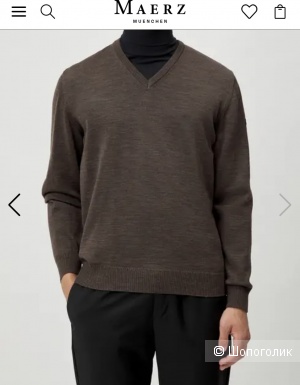 Шерстяной джемпер MAERZ. Размер фирм.52.