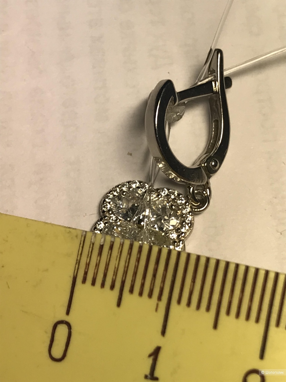 Серьги серебро one size