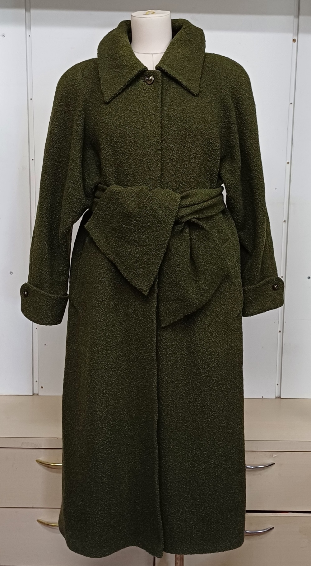 Пальто макси Elis с кушаком, XL
