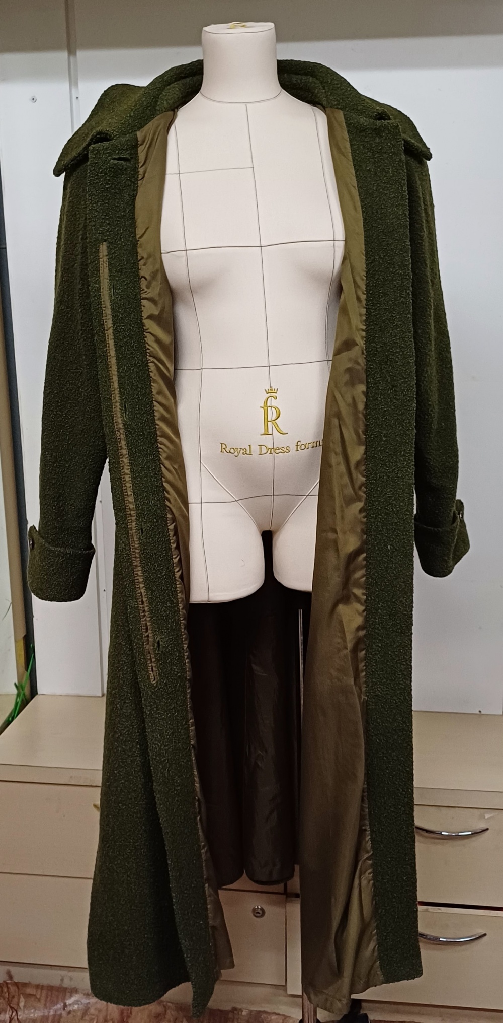 Пальто макси Elis с кушаком, XL