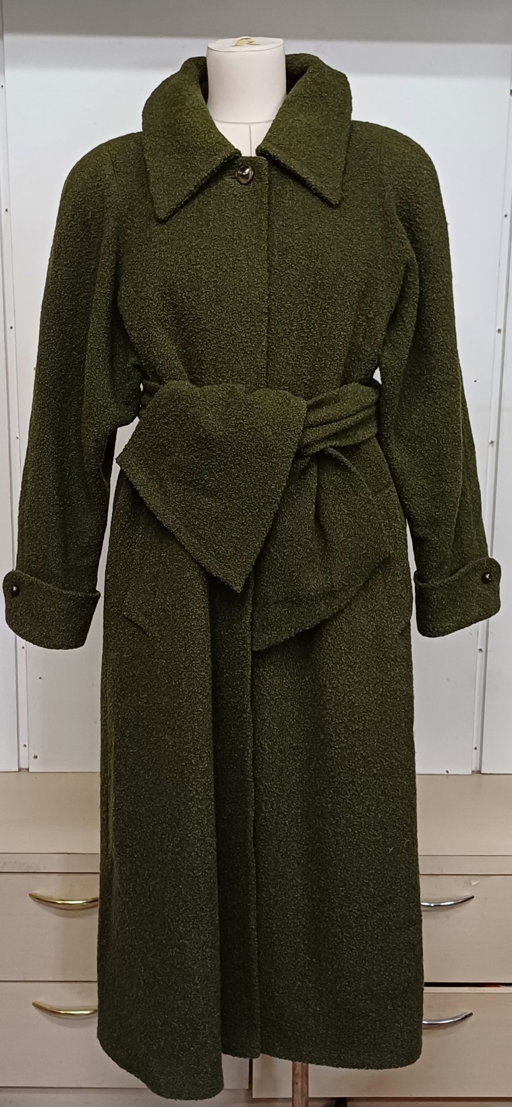 Пальто макси Elis с кушаком, XL
