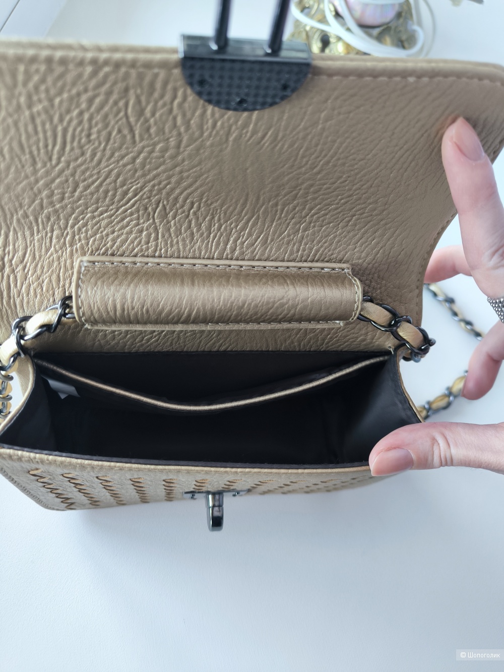 Cумка-кроссбоди  no name из натуральной кожи