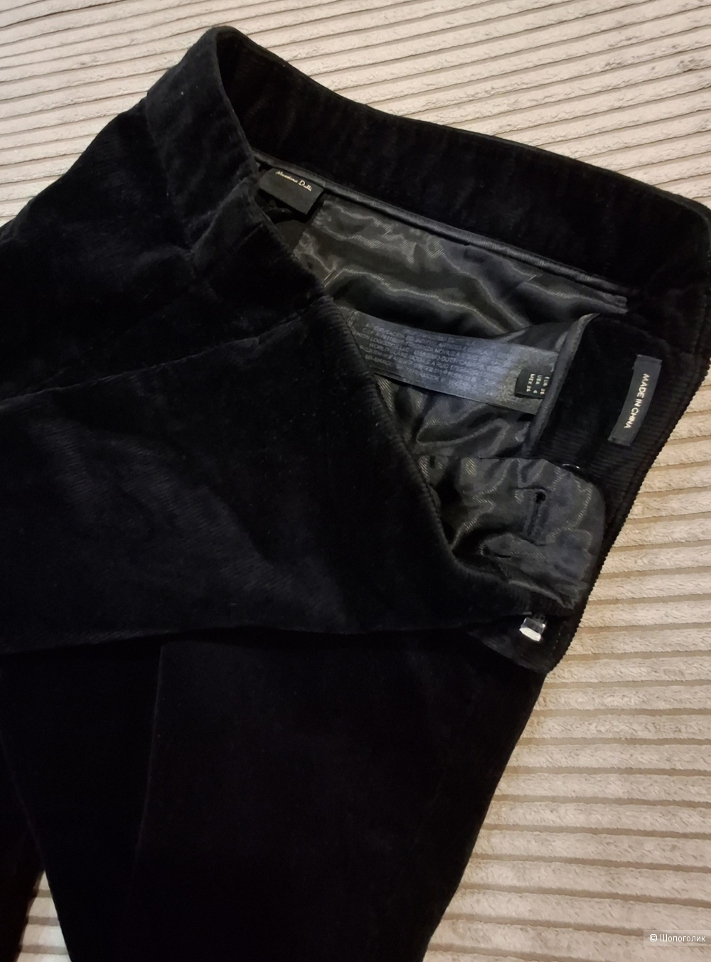 Вельветовые брюки Massimo Dutti/44