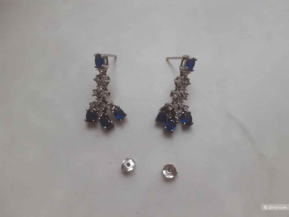 Серебряные серьги, Membpai, one size