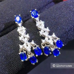 Серебряные серьги, Membpai, one size