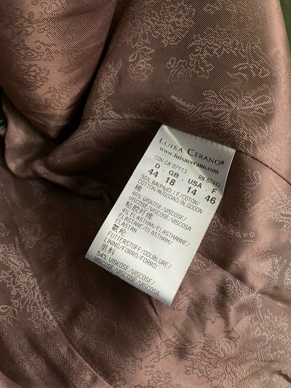 Жакет Luisa Cerano, размер 48-50