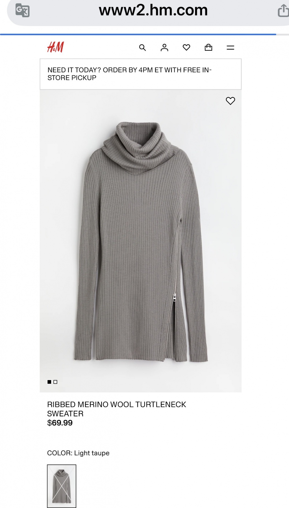 Джемпер H&M Premium размер s