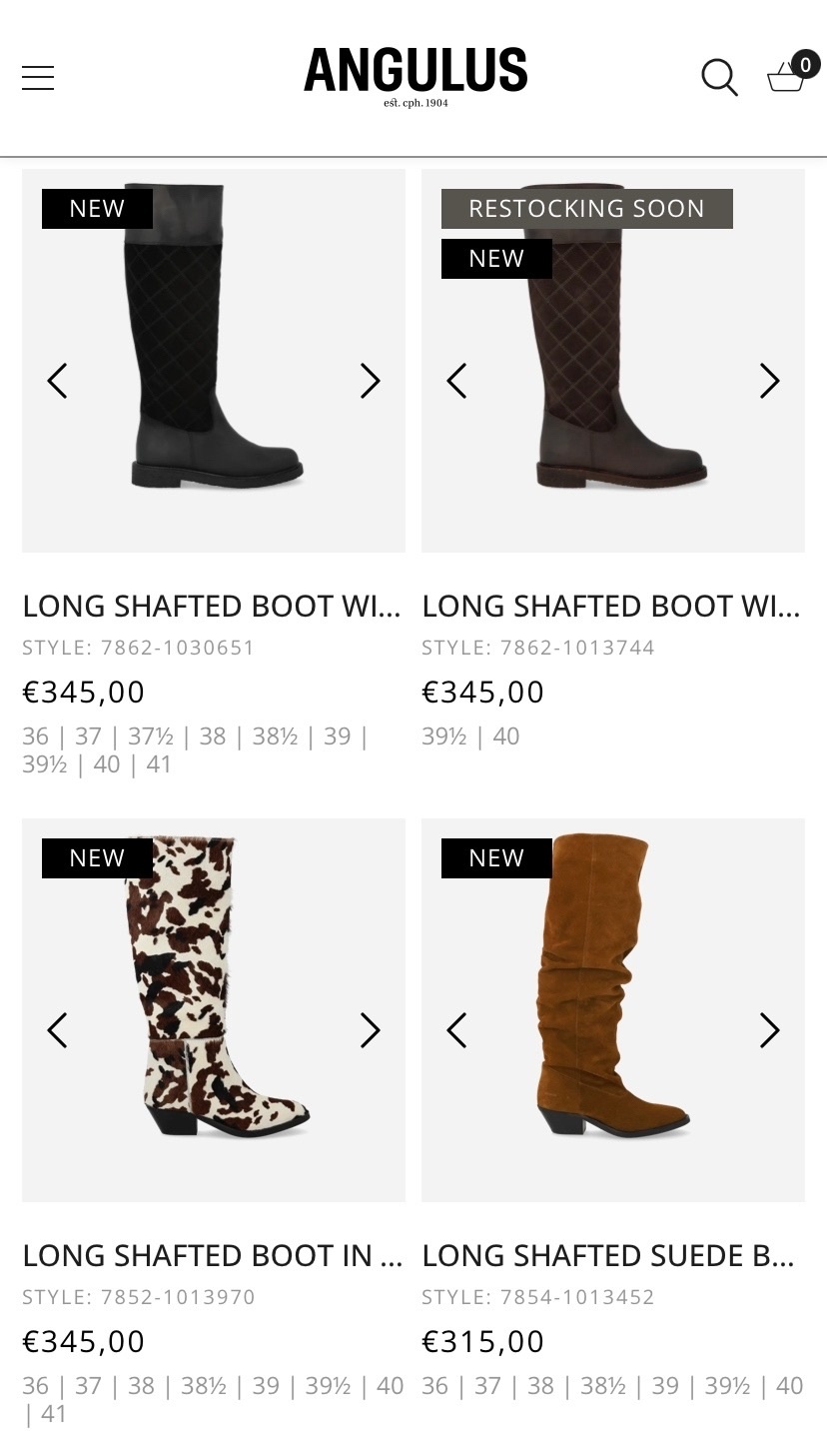 Сапоги Angulus, размер 37