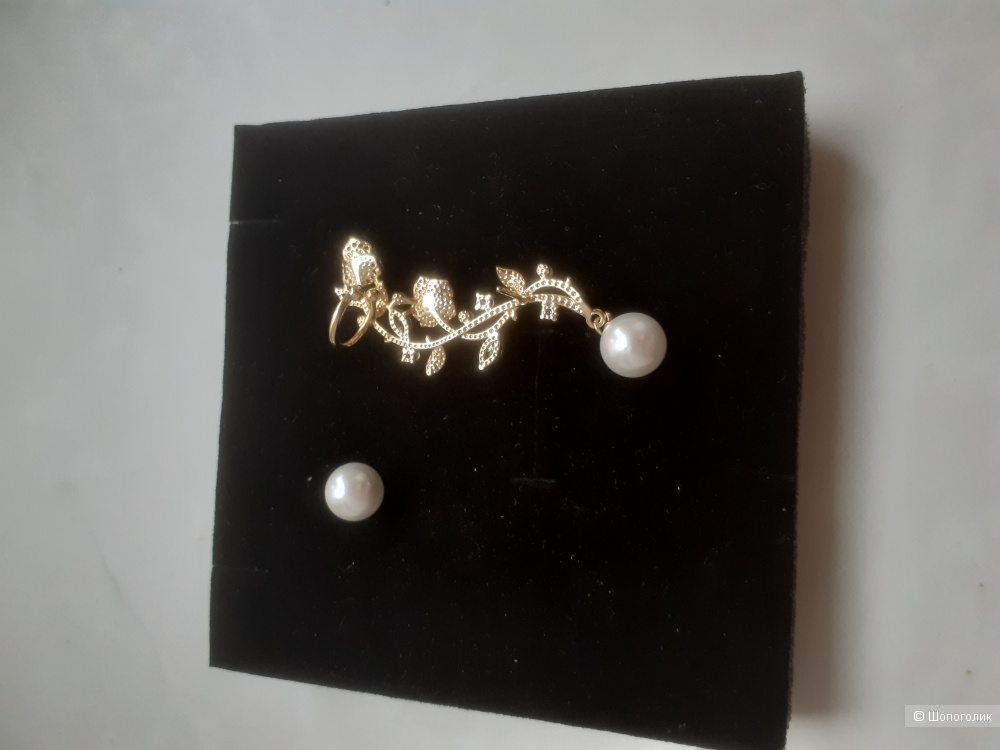 Серьги каффы, one size, Sunlight