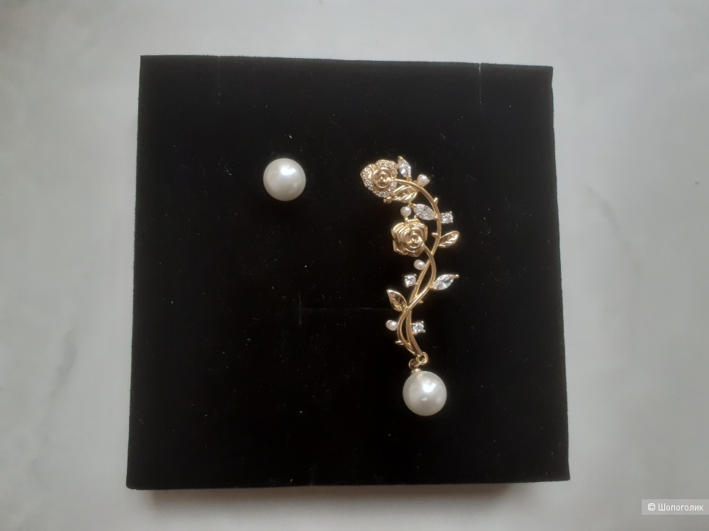 Серьги каффы, one size, Sunlight