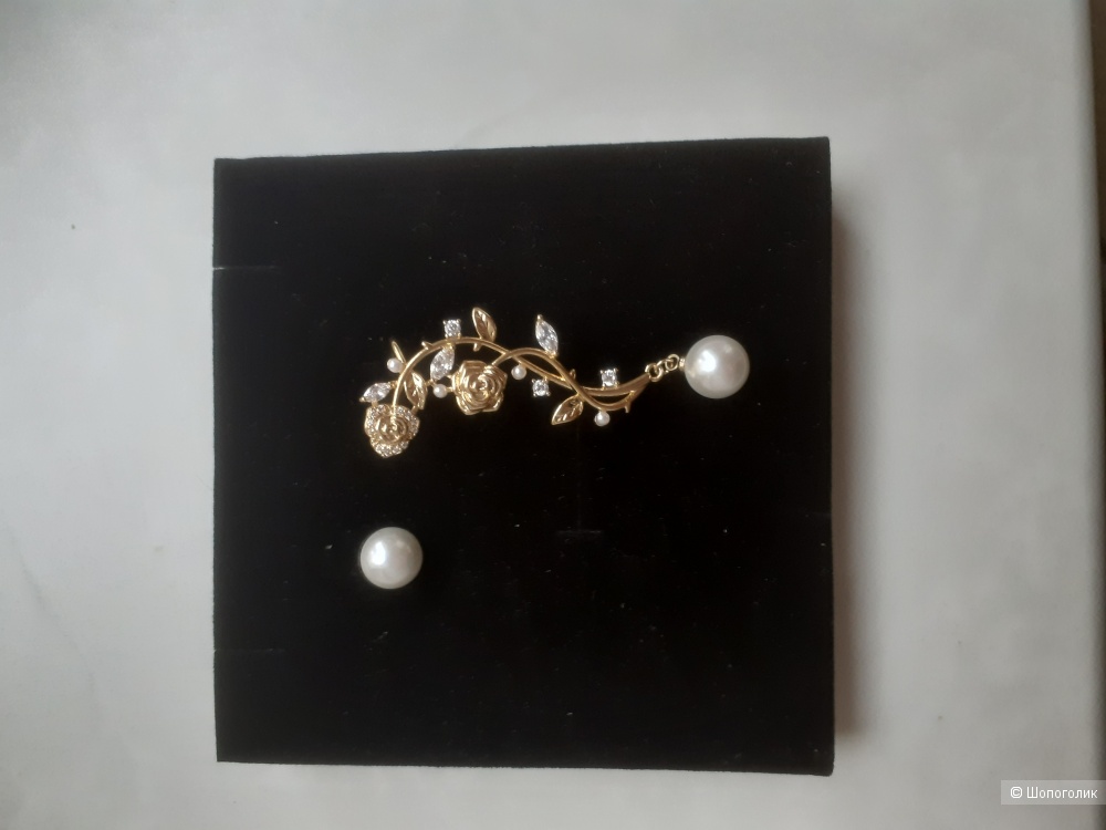 Серьги каффы, one size, Sunlight