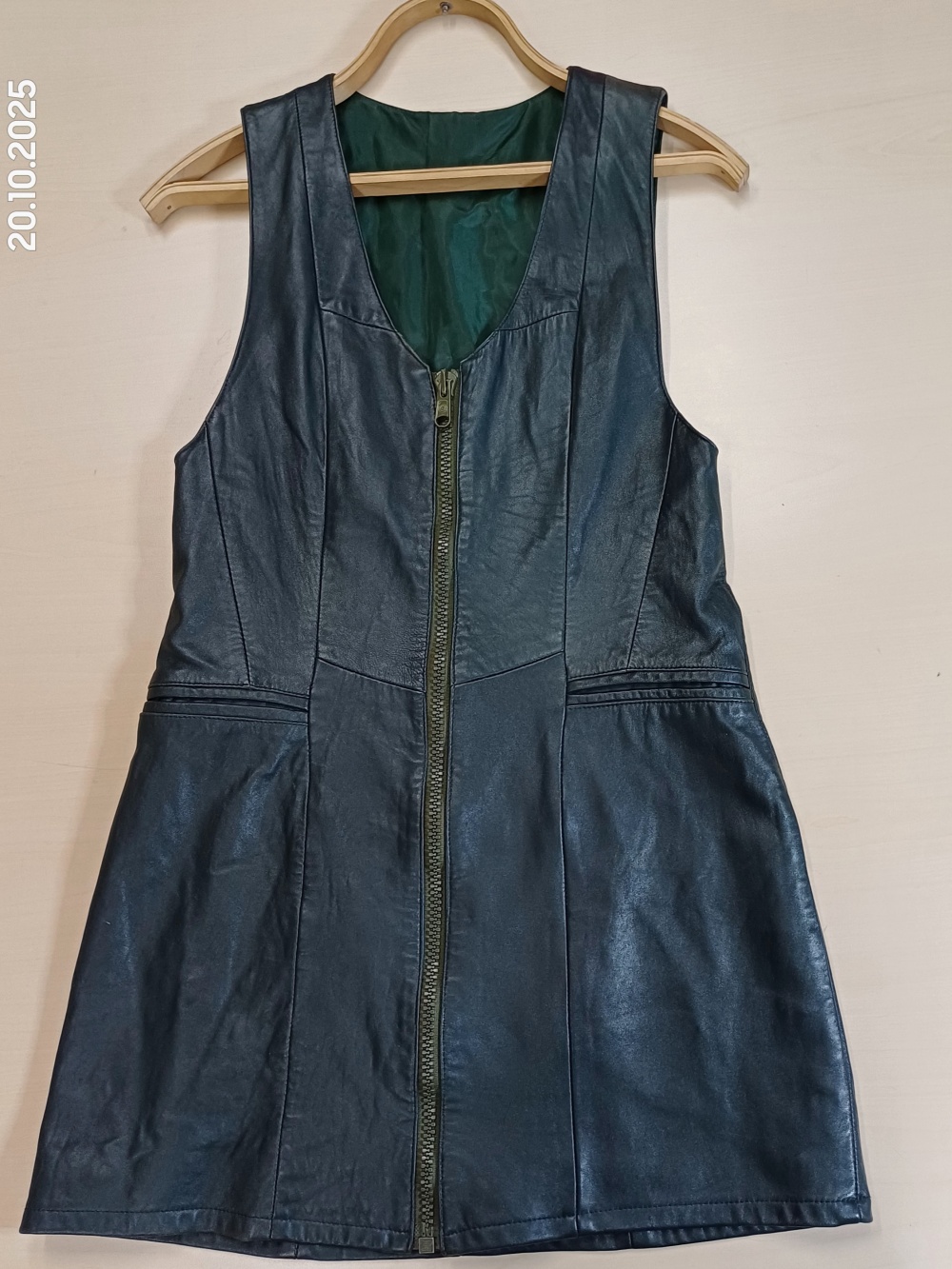 Жилет из натуральной кожи, no brand, S, M