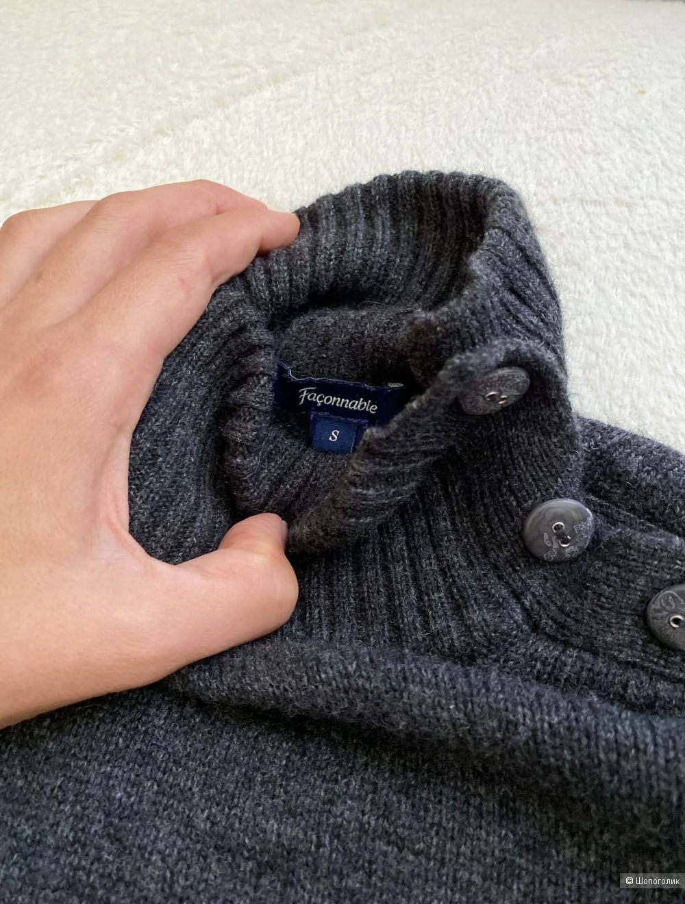 Шерстяное платье Faconnable размер S