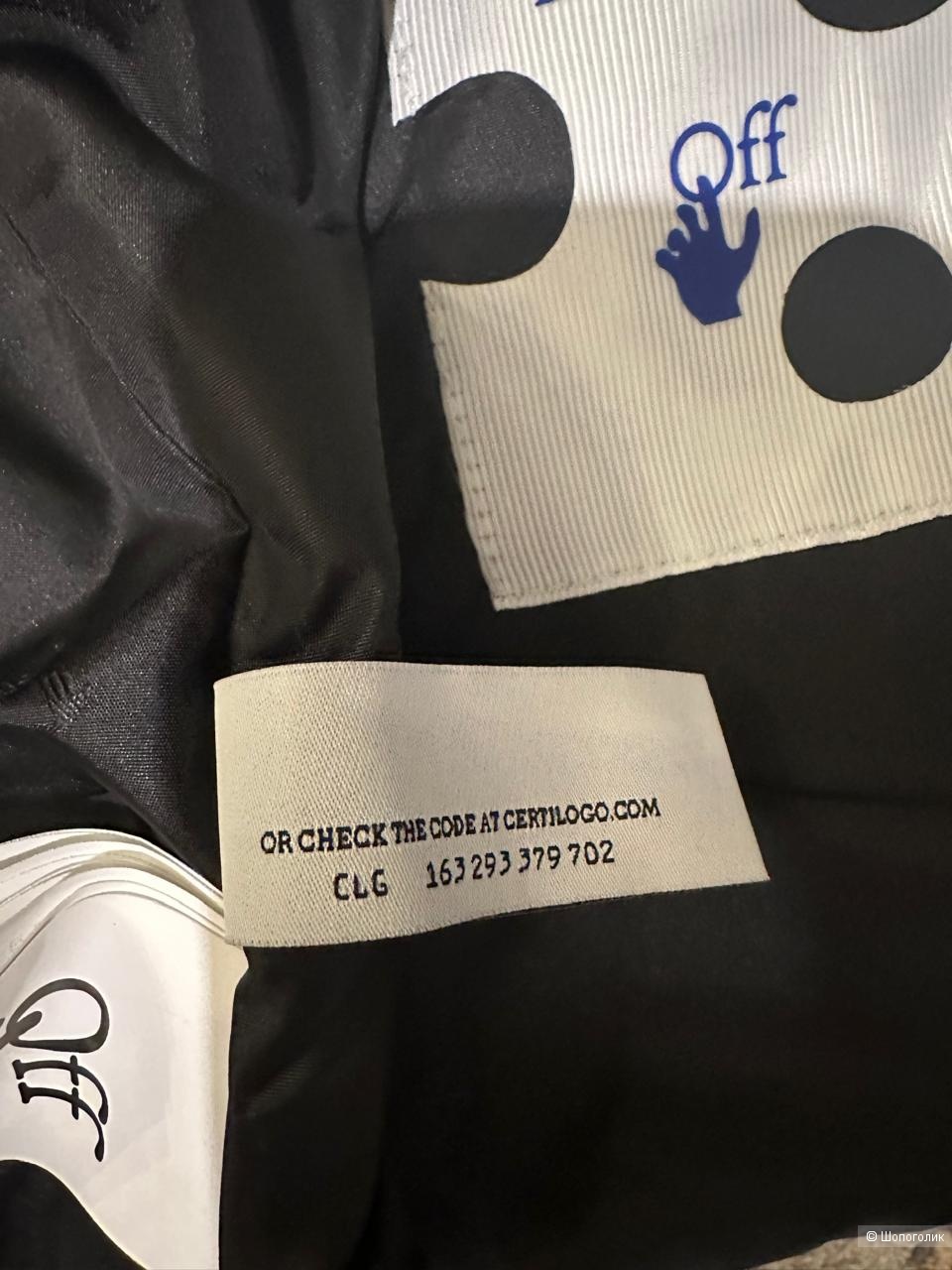 Off white пуховик 50-54