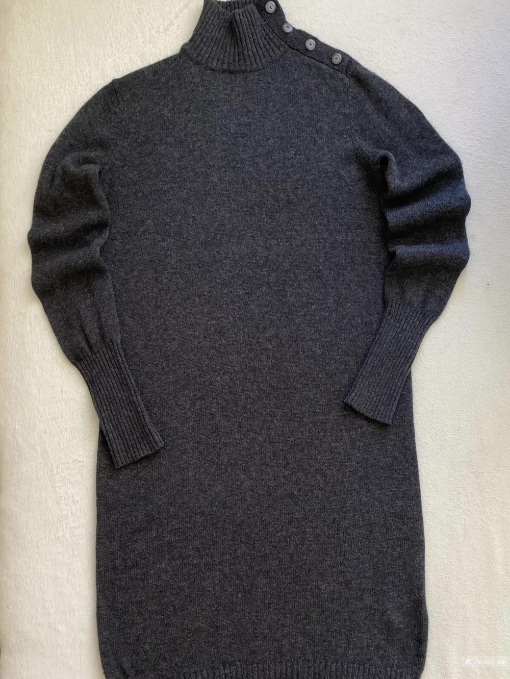 Шерстяное платье Faconnable размер S