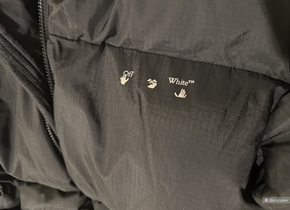 Off white пуховик 50-54