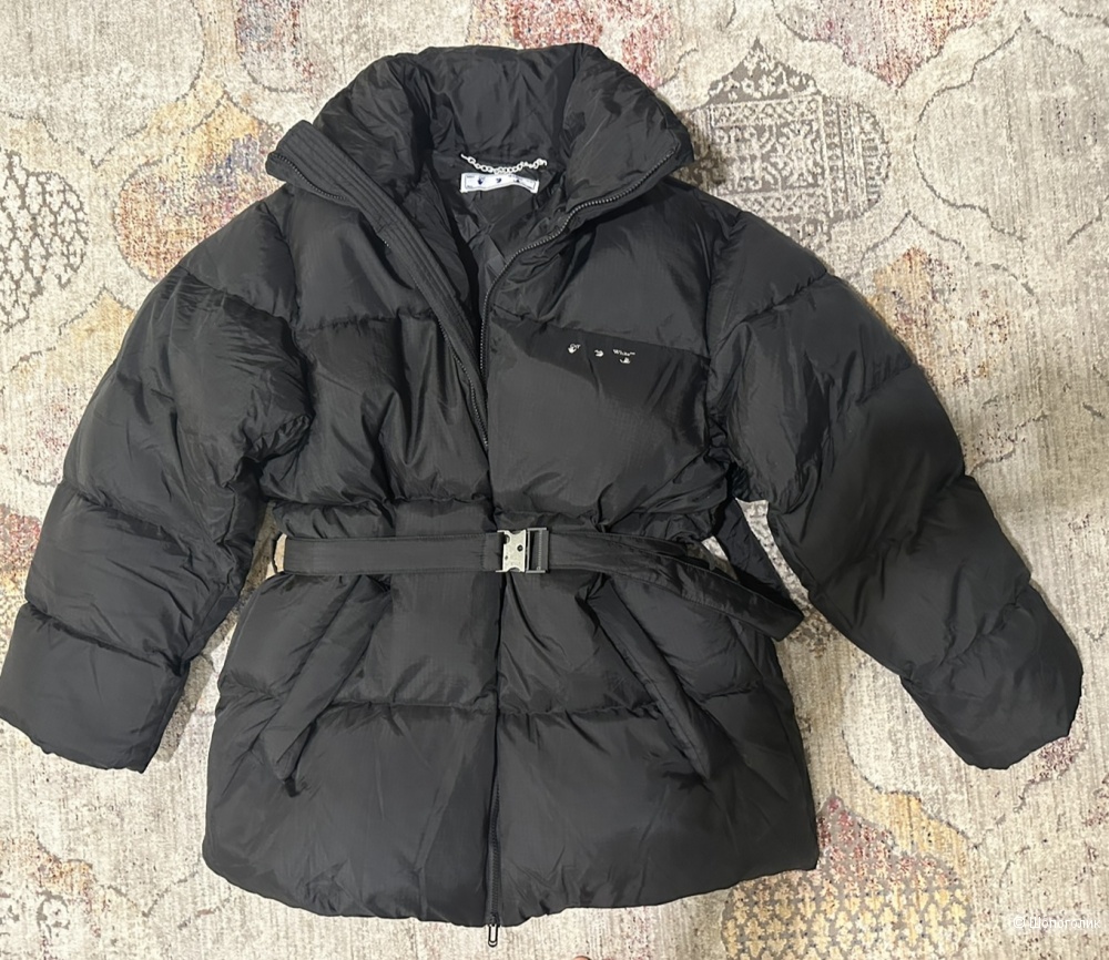 Off white пуховик 50-54