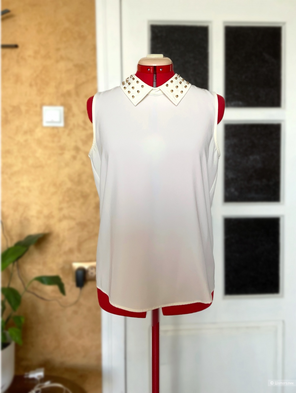 Блуза без рукавов “LIME”, размeр M.