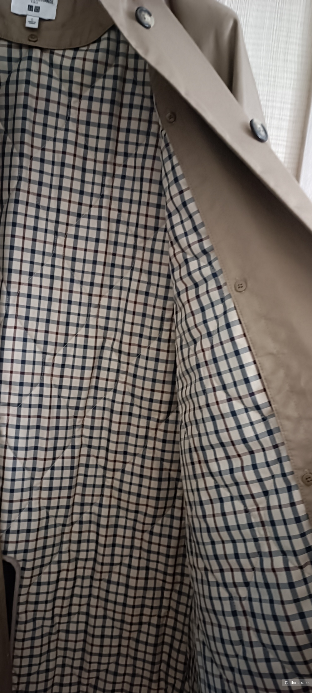 Тренч Uniqlo, размер производителя L