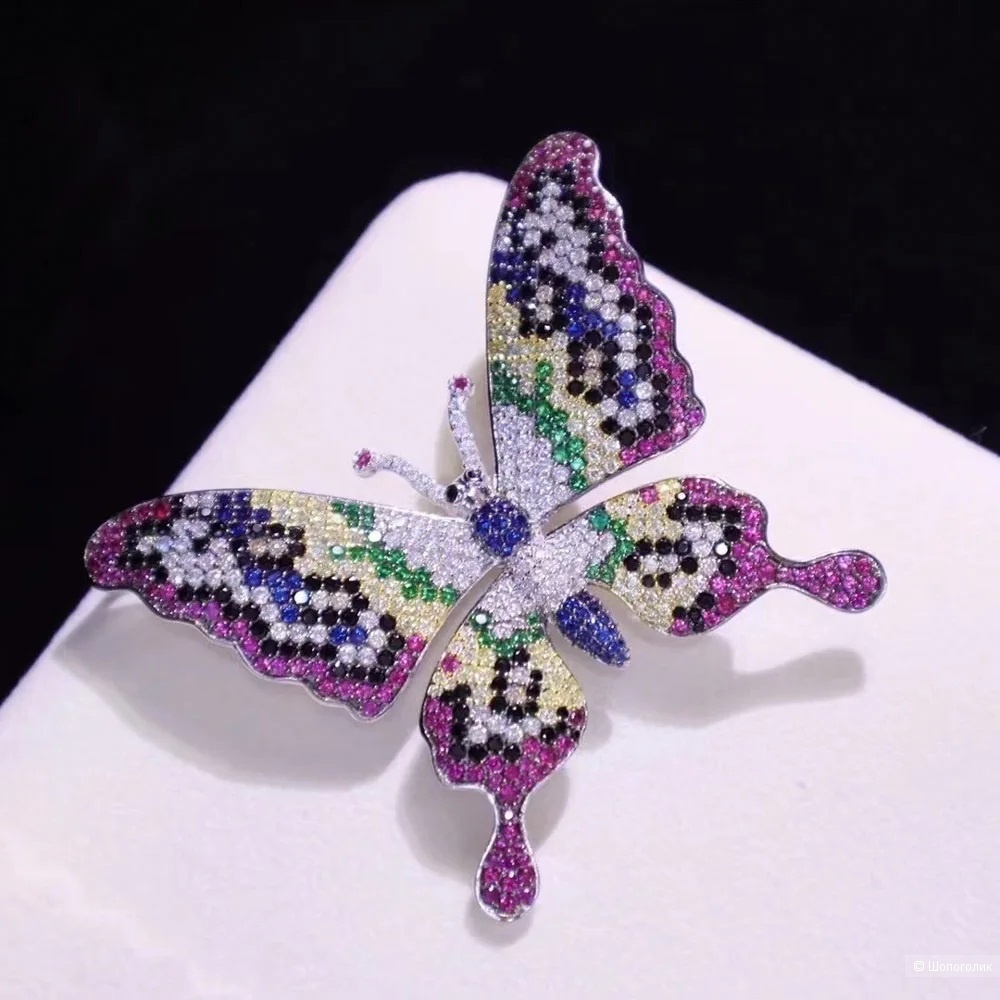 Брошь-кулон бабочка, one size, бренд Le's Pearls