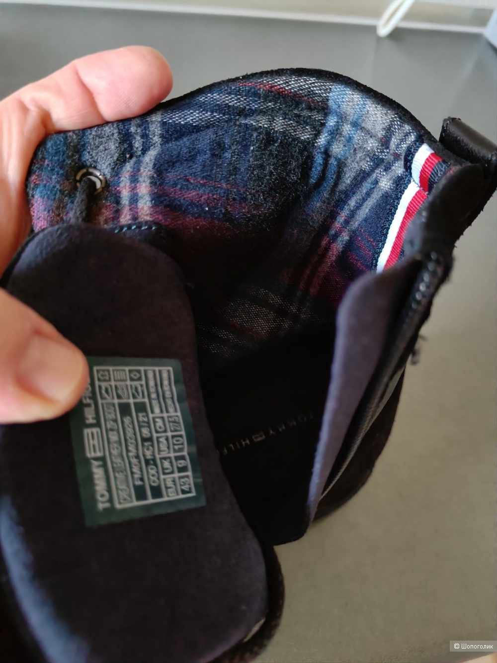 Мужские ботинки Tommy Hilfiger. Размер: 43 (27,5 см)