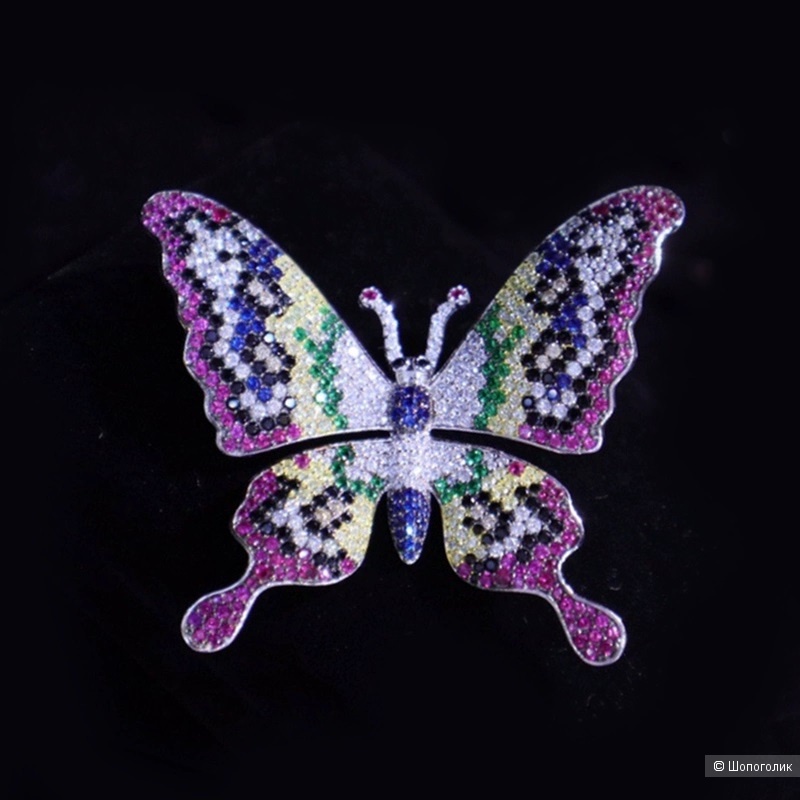 Брошь-кулон бабочка, one size, бренд Le's Pearls