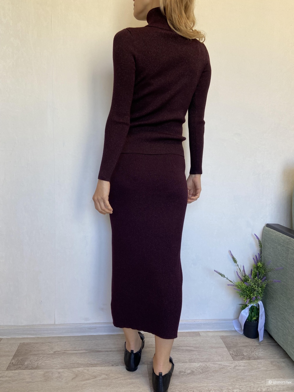 Костюм Ralph Lauren юбка и водолазка S/M