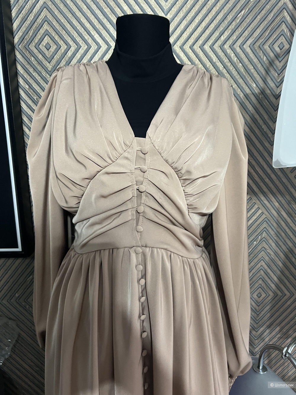 Дизайнерское платье р 46