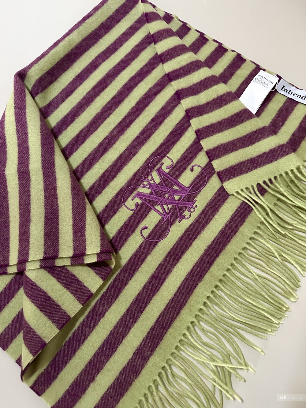 Шерстяной шарф Max&Co by Max Mara 185x60 см.