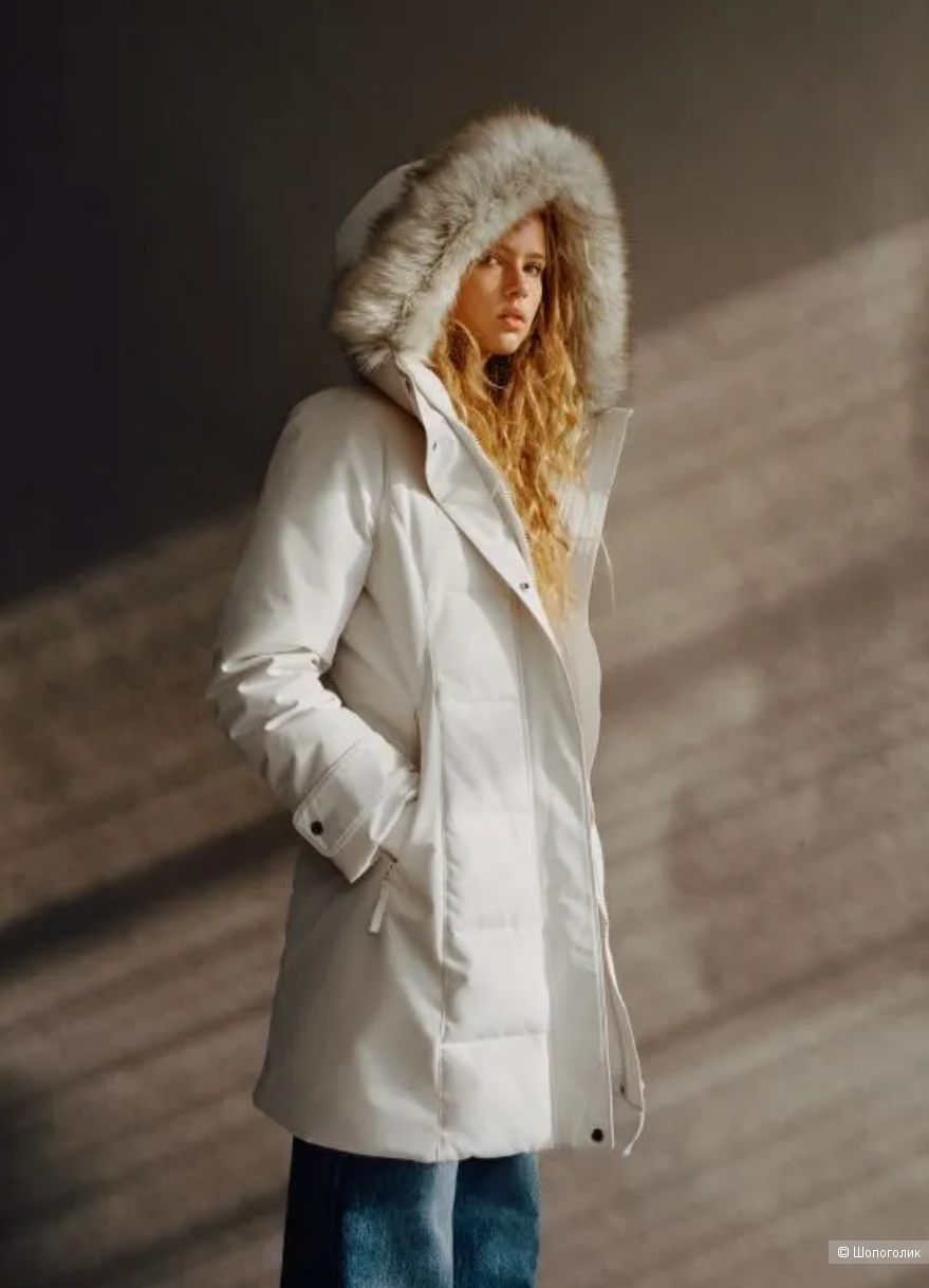 Стеганая парка Zara М