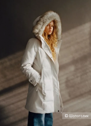 Стеганая парка Zara М