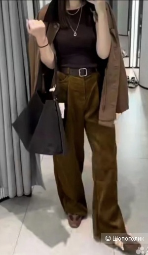 Вельветовые брюки Lime/M