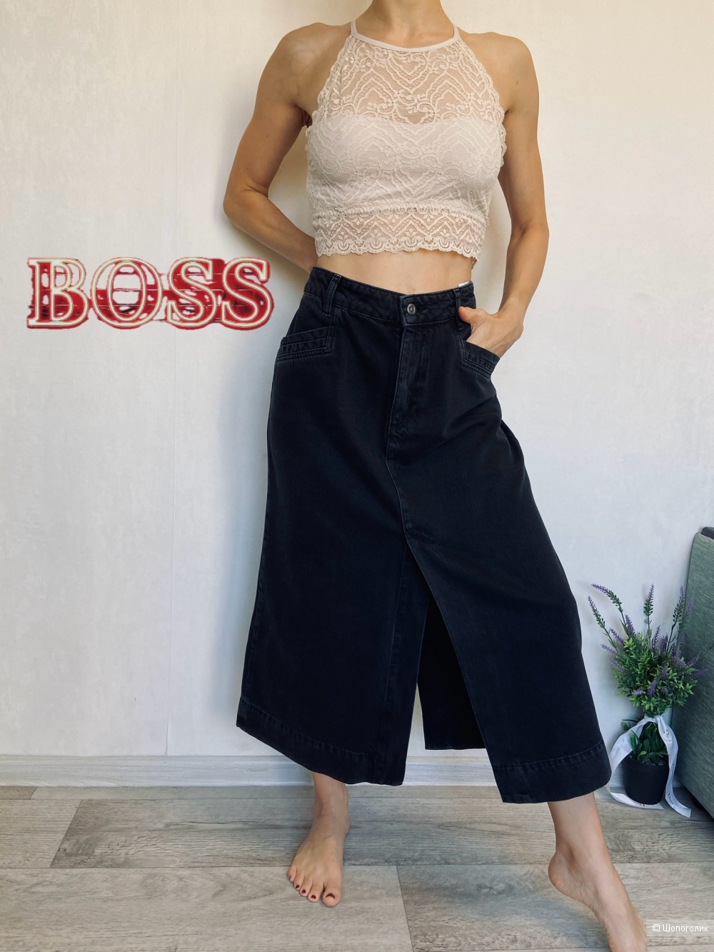 Юбка Hugo Boss джинсовая XL