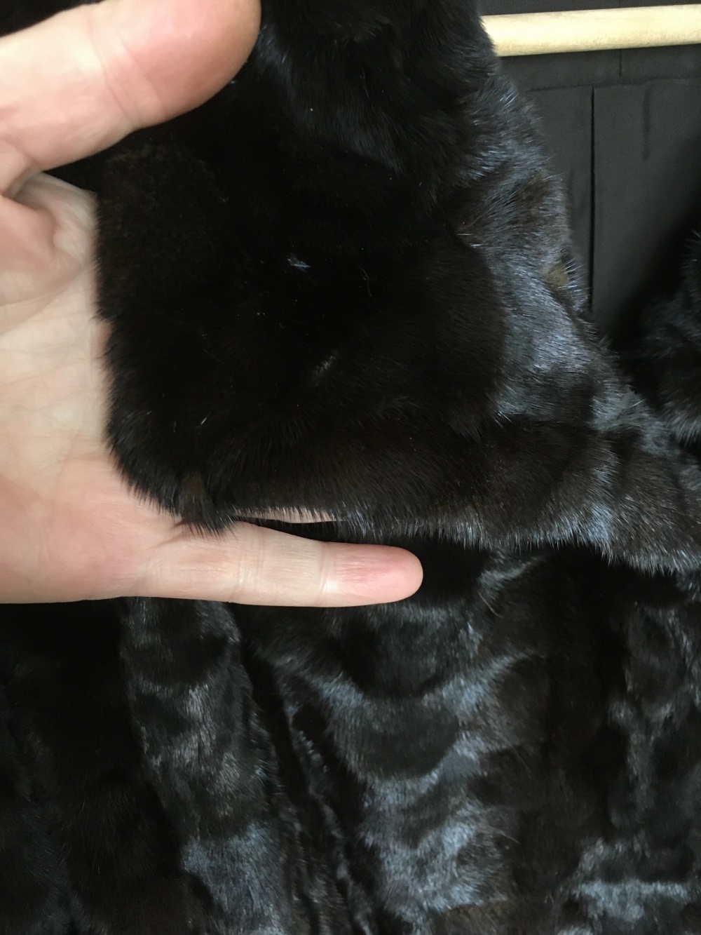 Полушубок норковый, без бренда, 54 размер