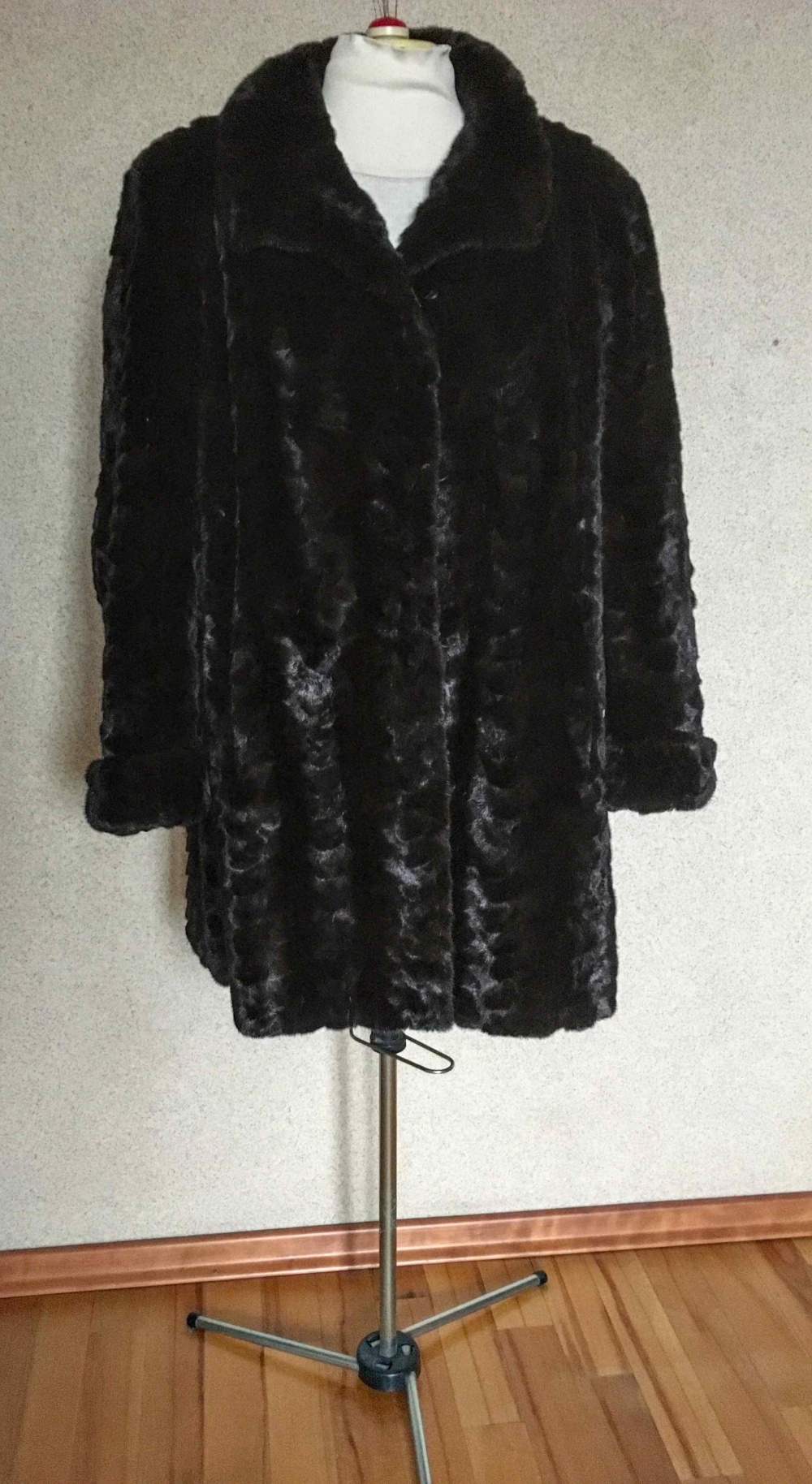 Полушубок норковый, без бренда, 54 размер