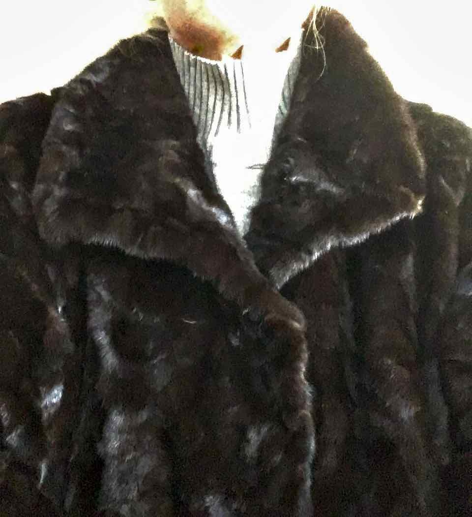 Полушубок норковый, без бренда, 54 размер