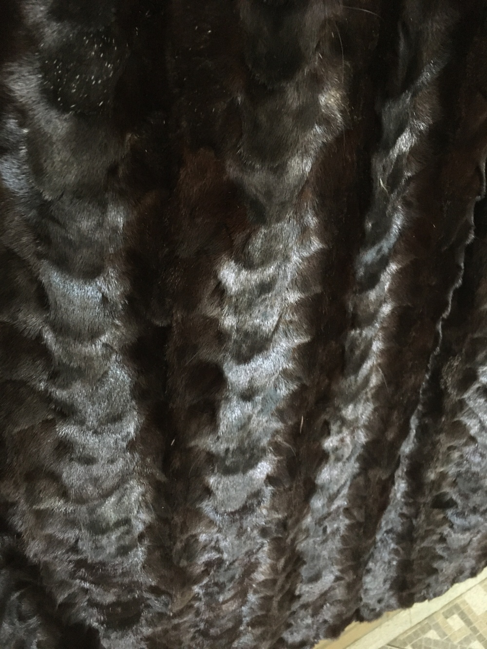 Полушубок норковый, без бренда, 54 размер