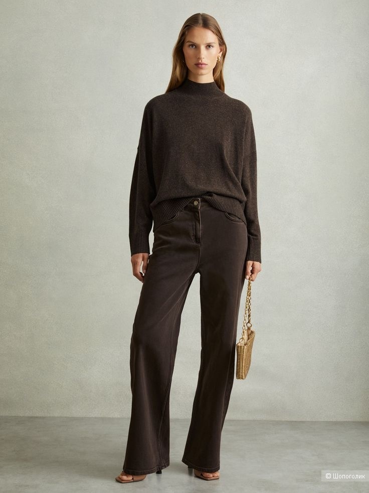 Джемпер кашемир Joseph chocolate, 46-52