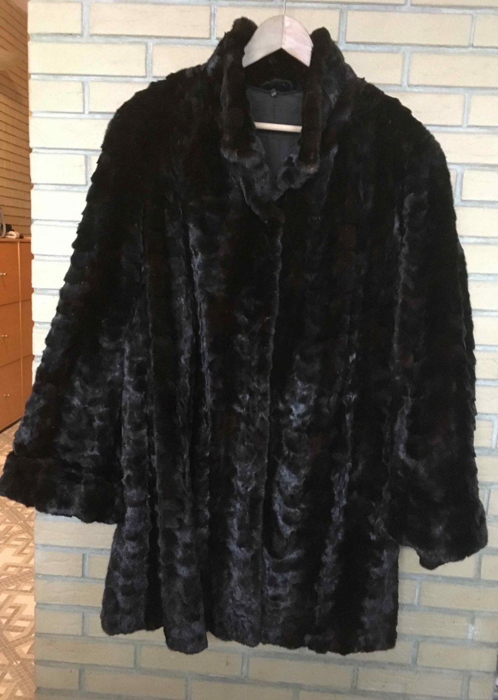 Полушубок норковый, без бренда, 54 размер