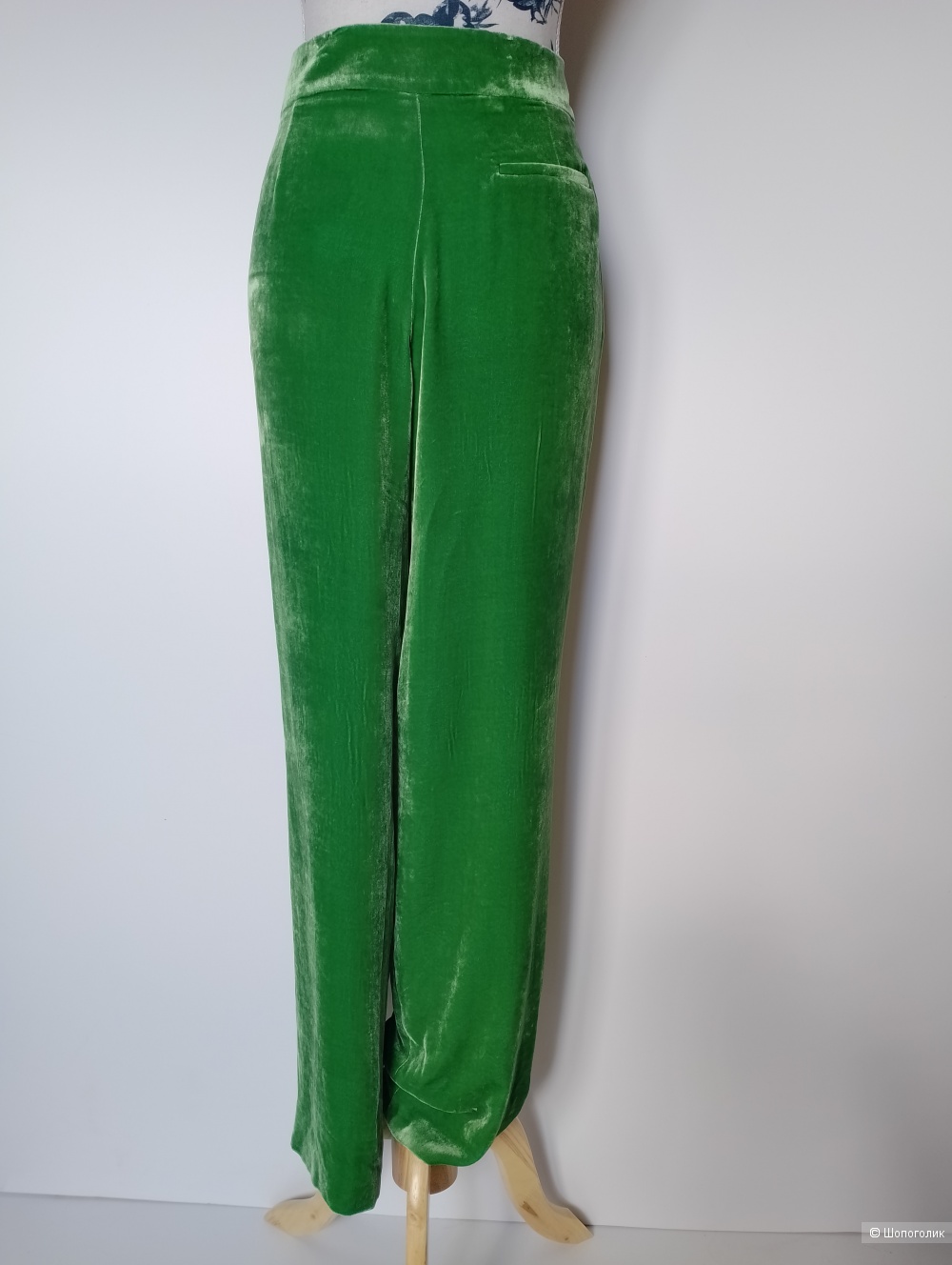 Брюки бархатные emporio armani , Ит 42