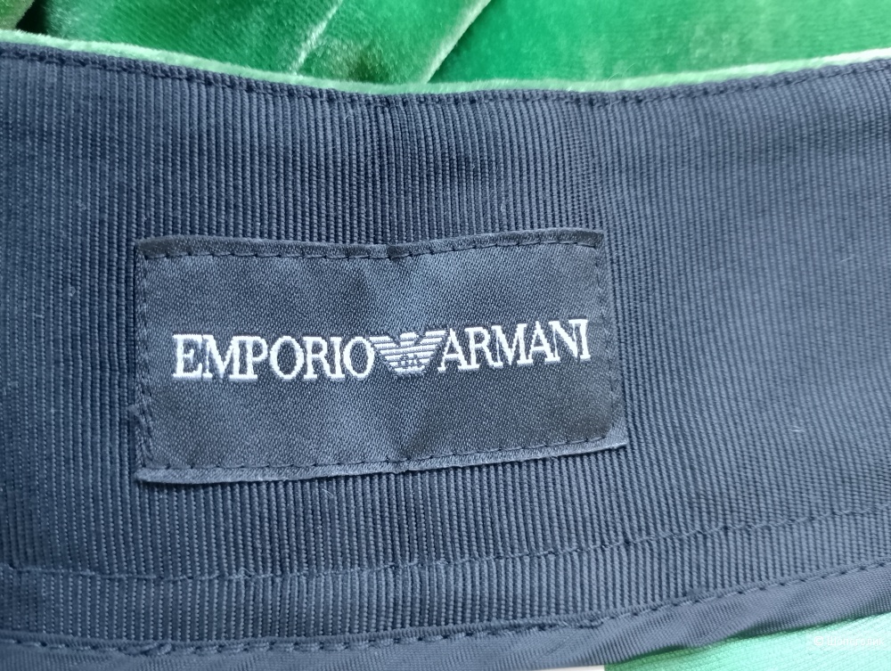 Брюки бархатные emporio armani , Ит 42